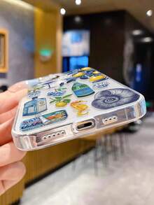 1个高透明沙滩柠檬彩绘加厚防摔手机壳，兼容、三星Galaxy S25 Ultra、红米11青春版、红米12 Pro、红米12/12X、红米Note 11、红米9A、红米Note 9C、红米Note 9、红米Note 12C、红米Note 11 Pro、红米Note 10C、红米Note 8 Pro，国际版，非国内版。 - 彩色 - 查看 5