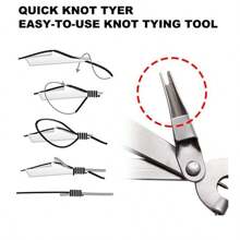 1pc Outdoor Fishing Supplies: Fishing Tongs, Fishing Tools, Fishing Line Tools, Fishing Line Scissors, Sub-Line Shears, Three-In-One Sub-Line Clips, Fly Fishing And Sea Fishing Equipment, Sub-Line Shears, Knotting Tools, Small Tools