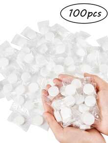 100pcs Disposable Compact Travel Towels, Small Size, Easy To Carry, Suitable For Hotel Supplies, Travel, Disposable Face Towels, Transparent Packaging, Travel Portable Washcloth, Home, Camping And Other Outdoor Activities