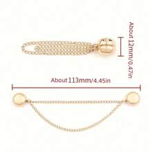 1/2/3/4pcs Women Fashion Magnet Clips - Versatile Shawl & Scarf Fastener, Mixed Color, Won''t Damage Clothes - Multicolor - View 5