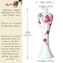 Jarrón de cerámica roja de ciruela: La morada poética de la elegancia oriental en los espacios occidentales. Estos jarrones de cerámica con flores de ciruelo rojo pintadas parecen haber salido directamente de un rollo de pintura oriental. En el contexto de la decoración del hogar europea y americana, rompen el molde convencional. El Body sencillo del jarrón combinado con el vibrante patrón de ciruelo rojo encarna la esencia del espíritu libre de la estética china, al tiempo que satisface la búsqueda occidental de una decoración personalizada. Al usar la cerámica como medio y el ciruelo rojo como motivo, el elegante estilo oriental extiende su presencia poética a los espacios de vida occidentales.