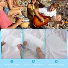 100pcs Sports Sweat Patch Ultra-Thin Breathable Invisible Sweat Pads, Unisex Disposable Underarm Pads, Comfortable Odorless Sweat Free Underarm Protection Sweat Pads, Anti Sweatshirt Stickers (5.1 * 3.5 Inches) - Picture Color - View 7