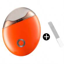 1Pc USB Automatic Nail Clipper With Natural Nail Files Shiner Buffer Polisher, Electric Nail Clippers Safety Fingernail Cutter Nail Trimmer Scissors Gift For Caregivers, Elderly, Adults, Children, Care Communities, Smooth, Comfortable To The Touch