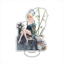 Anime 1pc "Blue Archive The Animation"15cm,Display Stand Person Model,Suitable For Bags And Keys,Car Key Bag Backpack Small Key Ring ,Tabletop And Home Decor,Id Al-Adjha A Graduation Gift For Friends, Car Accessories Bag Charm School Cartoon