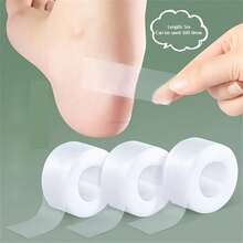 Băng keo gel silicon trong suốt 5m, không mùi, linh hoạt, bảo vệ chân, ngón tay, ngón chân - Không thấm nước, có thể tái sử dụng, vừa vặn vô hình - Thiết yếu cho du lịch và thoải mái khi đi giày - Nhiều màu - Xem 2
