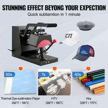 Hat Heat Press, 4-In-1 Cap Heat Press Machine, 6 X 3in Clamshell Sublimation Transfer, LCD Digital Timer Temperature Control With 4pcs Curved Heating Elements (6x3/6.7x2.7/6.7x2.7/8.1x3.5) - View 5