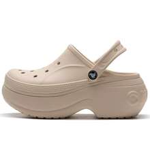 Crocs Giày Bella Clog Unisex, Dép thể thao đế dày ngoài trời, Dép đi trong nhà/ngoài trời thoải mái, 210062-11S - 210062-11S - Xem 1