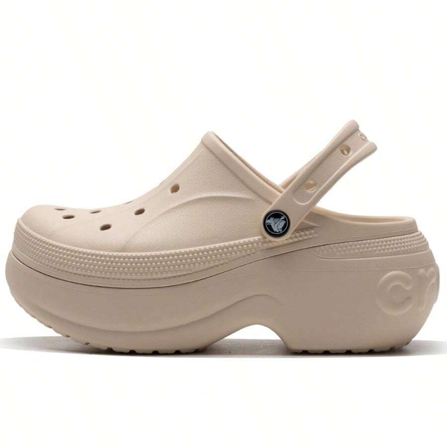 Crocs Giày Bella Clog Unisex, Dép thể thao đế dày ngoài trời, Dép đi trong nhà/ngoài trời thoải mái, 210062-11S - 210062-11S - Xem 1