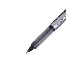 10pcs Liquid Ink Ballpoint Pens With Caps, Black/Red/Blue Ink, Large Capacity Pen For Office Writing, Student Study, Signing