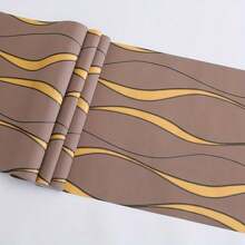 1 Roll 3D Striped Self-Adhesive Wallpaper, Stereoscopic Geometric Pattern Wallpaper For Home Decor, Living Room, Waterproof And Removable Wall Sticker For Bedroom & Living Room Wall Paper Wall Stickers Room Decor Wall Decor