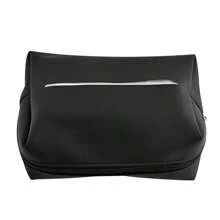 PU Leather Car Armrest Tissue Box, Seat Mounted Tissue Holder, Car & Home Dual Use Tissue Bag, Visor Mounted Tissue Box, Car Organizer (Tissue Not Included)