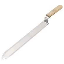 Cuchillo de miel de 40 cm, raspador de apicultura, herramientas de apicultura de acero inoxidable, equipo de extracción de miel - Diente de un solo lado - Ver 4