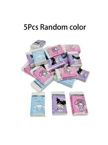 Sanrio 40 Sanrio Eraser Small Brushed Monochrome Bags, Paper Coated Erasers, Back To School Season, School Prizes, Birthday Gifts, Party Gifts, Holiday Gifts, School Supplies
