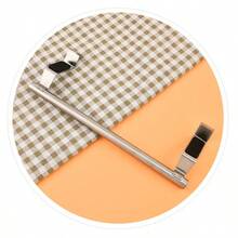 1 chiếc giá treo khăn cho bồn rửa nhà bếp, móc treo cửa tủ, không cần khoan, thích hợp cho tủ bếp, giá treo khăn trong ngăn kéo, màu bạc. - Bạc - Xem 5