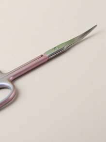1 pièce de coupe-cuticules multifonction en acier inoxydable arc-en-ciel, outil de coupe d'ongles pour éliminer les peaux mortes, convient aux hommes et aux femmes