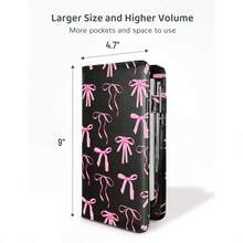 Server Book With Zipper Pocket And Magnetic Closure Server Booklet Waitress Book Serving Book With Money Pocket Waitstaff Organizer Fit Server Apron Waiter Book Wallet High Volume Pocket - Multicolor - View 3