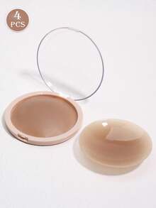 2/4/6 件可重复使用硅胶乳贴，无肩带隐形自粘式乳房花瓣，便携式礼品盒，女士内衣配件防止乳头突出