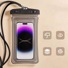 1pc Airbag, Waterproof Phone Case, Touch Screen, Special For Taking Photos By The Seaside, Outdoor Swimming And Rafting, Sealed Phone Case, Beach Essentials, Beach Accessories, Pool Float