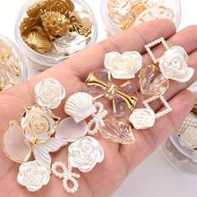 30g (aproximadamente 70-80 piezas) Mezcla de cuentas acrílicas, aptas para collares, pulseras, pendientes, llaveros, bolsos, decoración de ropa y otros accesorios