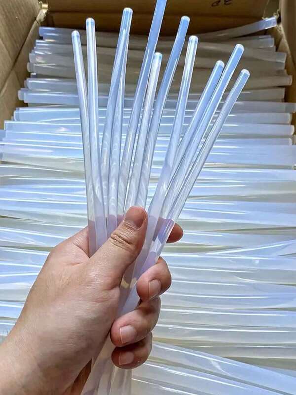 5pcs/10pcs, Transparent Hot Melt Glue Stick,0.27x7.87in, HighViscosity Glue Stick,DIY Glue Gun Glue Stick For Factory&Workshops&&Contractors