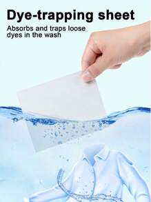 50/100/200 Pieces 11*14 Cm Color-Absorbing Laundry Tablets, Laundry Detergent Tablets, Convenient Pre-Dosing Laundry Detergent Tablets, Washing Machine Color-Absorbing Laundry Tablets, Anti-Fouling And Anti-Color Mixing Laundry Paper, Soluble, Easy To Use, Color-Absorbing Washing Accessories,