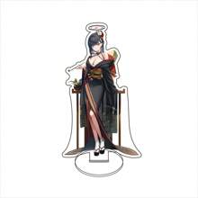 Anime 1pc "Blue Archive The Animation"15cm,Display Stand Person Model,Suitable For Bags And Keys,Car Key Bag Backpack Small Key Ring ,Tabletop And Home Decor,Id Al-Adjha A Graduation Gift For Friends, Car Accessories Bag Charm School Cartoon