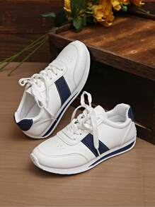 1 par de zapatillas de lona planas y casuales, versátiles para exteriores, verano, escuela, adolescentes
