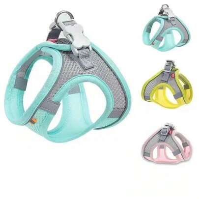 Accesorios para perros y gatos, Collar para perros pequeños, chaleco de , cuerda para el pecho para mascotas, cubierta para perros, arneses ajustables transpirables, productos de suministros