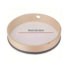 Wooden Handpan Drum With Mallet, Orff-Style Musical Instrument - Multicolor - View 11