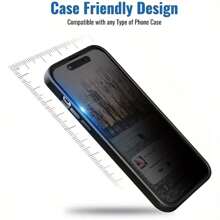 3pcs Privacy Screen Protector IPhone Protective Film Compatible With Iphone 16 Promax/16/15/14/13/12/11/7/8/6 Privacy Protection Birthday Gift, Family, Friends Tempered Glass, Anti-Peep, Mobile Screen Protector, Mobile Phone Accessories