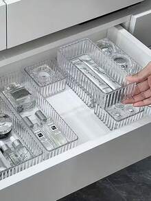 1 Piece, 360 Rotary Makeup Brush, Rotary Shelf Storage Container, Eye Shadow Brush Bucket, Dresser Storage, Dresser Shelf, Student Desk Pen Holder Storage Box, "Lipstick" Cosmetics Organizer, Plastic Makeup Tool Rack, Pen Storage Cup, Storage Box, Eyebrow Box - Multicolor - View 8