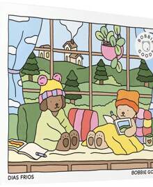Dias frios (Fall-Winter) – Livro de colorir oficial Bobbie Goods