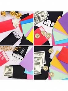 50pcs Cash Envelope, 14* 8.1cm (5.51* 3.18in) Self-Adhesive Small Envelope Cash Gift Purse Colored Brown Paper Coin Envelope Mini Seed Envelope Cash Gift Gold Seed Salary Bead, Cash Envelope, Colored Envelope, Seed Envelope, Coin Envelope, Colored Envelope, Cash, Budget, Check, Coin, Note, Jewelry, Small Items, Stamp Storage Pack For Mini Parts And Small Items School Supplies, Back To School