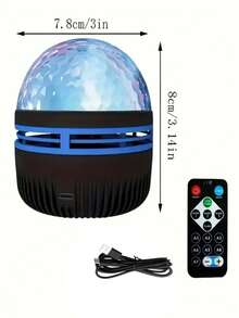 1 件星月 LED 极光投影灯带遥控器，USB 供电 RGB 投影仪，适用于卧室、游戏室、家庭影院、天花板和浪漫装饰 - 为朋友、家人和爱人创造令人惊叹的天体展示 - 多色光 - 查看 13