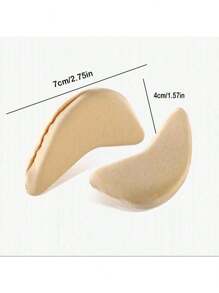 2pcs Women's Sponge Forefoot Inserts To Relieve Pain, Reduce Shoe Size And Enhance Fit, Comfort And Protection For High-Heeled Shoes,Shoes And Boots Accessories