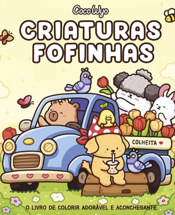 Criaturas fofinhas (Cozy Cuties) – livro de colorir