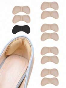 Plantillas de zapatos de espuma suave, almohadillas de tacón para zapatos de tacón alto, pegatinas para pies