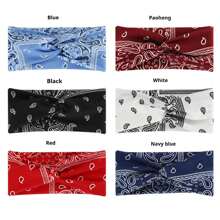 1/4 Pcs Boho Headband Women Headband Hairband Turban Soft Flower Cotton Headbands For Women's Hair Everyday Yoga Sport Fitness