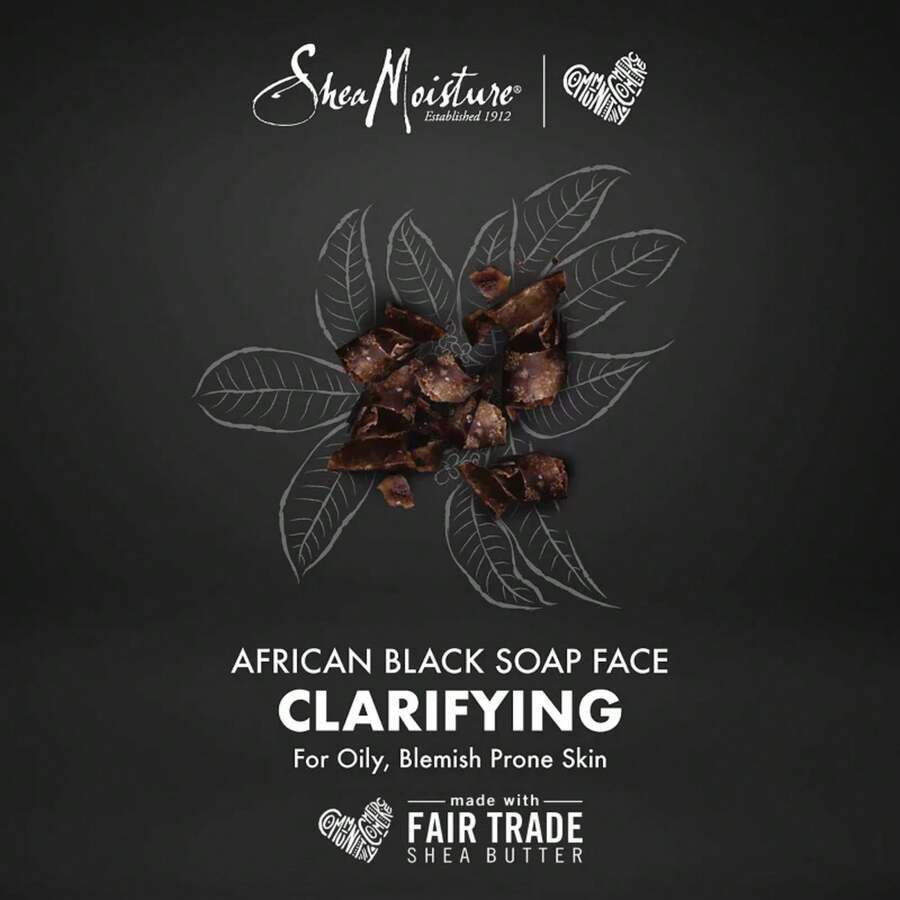 SheaMoisture African Black Soap Clarifying Facial Wash & Scrub - 1 - View 1