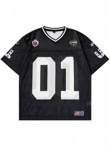 Áo thun thể thao nam tay ngắn, mùa hè - màu đen - Xem 2