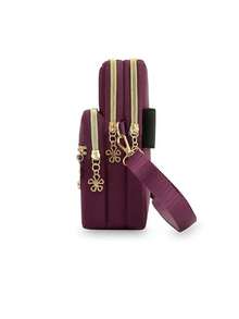 Women's Casual Sports Outdoor Phone Pouch Wristlet Arm Band Multi-Layer Solid Color Coin Wallet Crossbody Bag Wallet Shoulder Bag Women's Wallet And Purse Bag Ladies' Handbag For Women Wallet Purse Wallet - Black - View 4