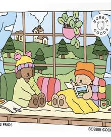 Dias frios (Fall-Winter) – Livro de colorir oficial Bobbie Goods