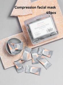 NEFOUME 100片/200片压缩面膜纸DIY一次性面膜纸超薄保湿护肤美容工具独立便携包装旅行面膜