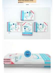 10片/20片一次性印花马桶垫，防水防污，旅行、商务旅行、酒店卫生间用品