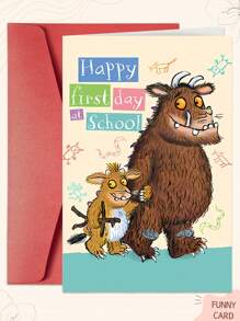 1PC Creative Back-To-SchoolBlessing Cards | Happy First Day OfSchool! Gifts For Primary/College Students