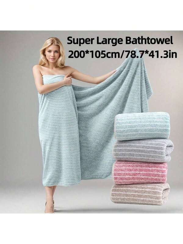 Extra Large 41.34" X 78.74" American Flag Bath Towel - Soft, Highly Absorbent Coral Fleece, Quick Dry, Non-Shedding, - Great For Family, Beach, Outdoor - Perfect Holiday Gift, Beach Towel | Modern Towel | Striped Pattern, Beach Towels, Face Towels