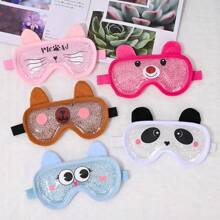 Reusable Gel Eye Mask, Panda Plush Lining, Cold/Hot Therapy Compress To Relieve Puffiness, Dry Eyes, Dark Circles, Eye Swelling, Headache, Migraine