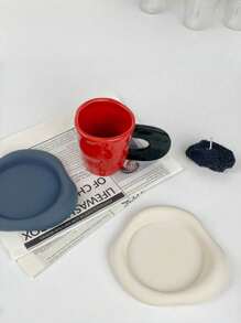 1pc Soft Silicone Coaster - Suitable For Coffee Cups, Hand Washable Best Gifts Birthday Graduation