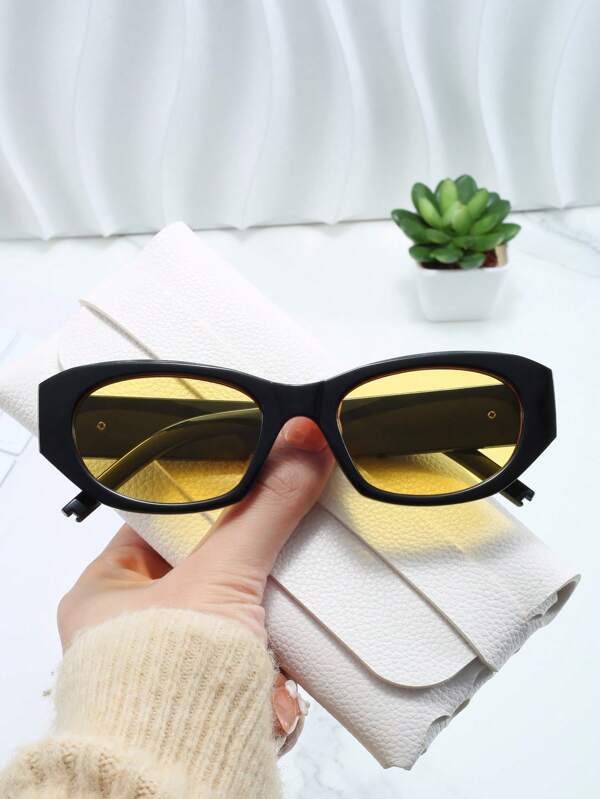 1 pieza de Gafas de moda unisex de moda de verano para exteriores, estilo vintage Y2K, para conducir, viajar y playa.