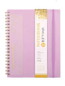 A4 Coil Notebook, Simple Ins-Style Notebook And Comes With Rulers, School Supplies, Office Supplies School Supplies, Back To School